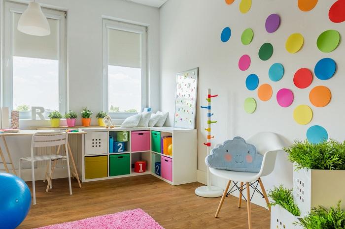 Bright colours