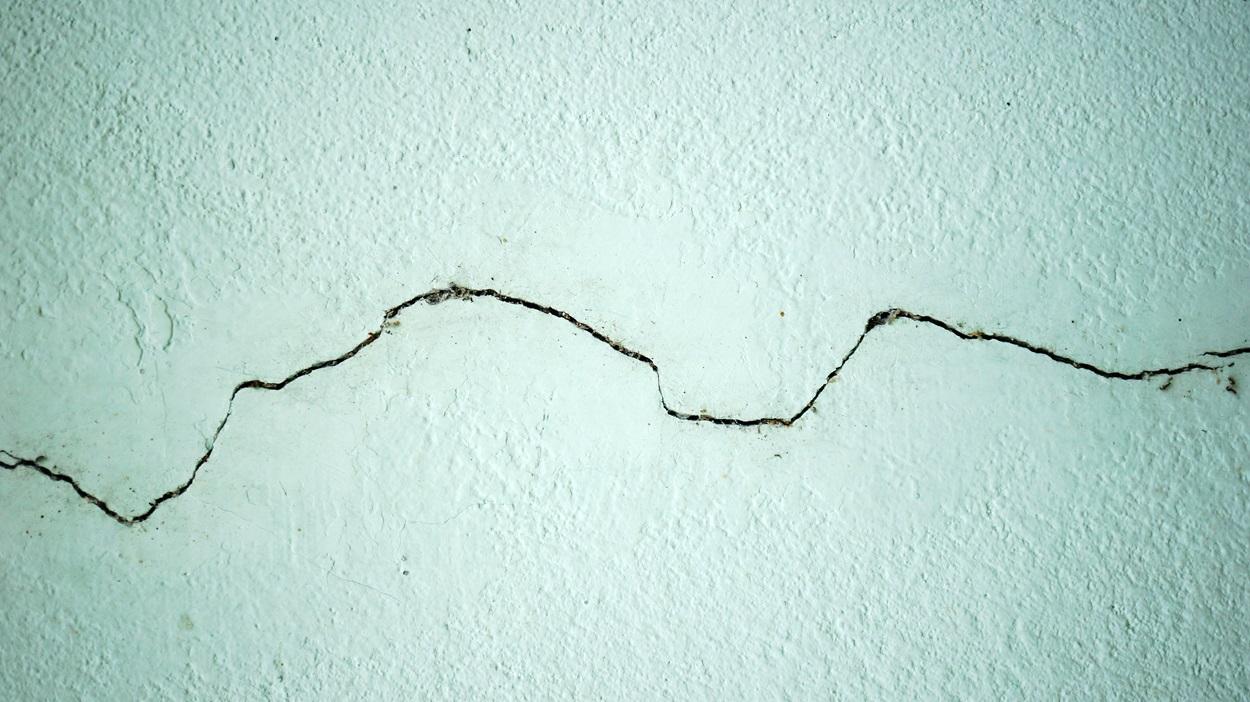 Crack in a wall