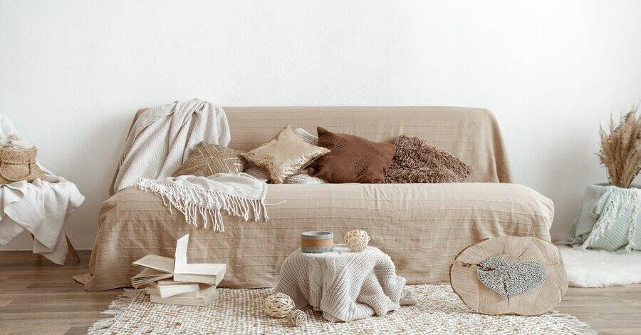 Interior living room with sofa