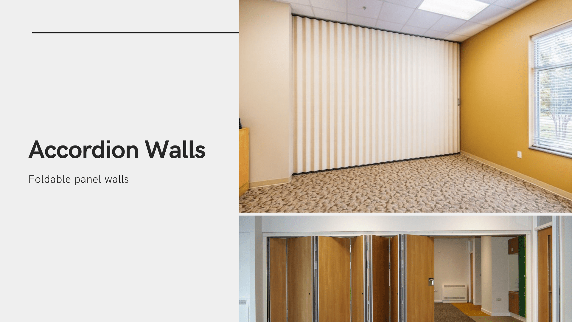 Accordion Walls - Priority One Coatings