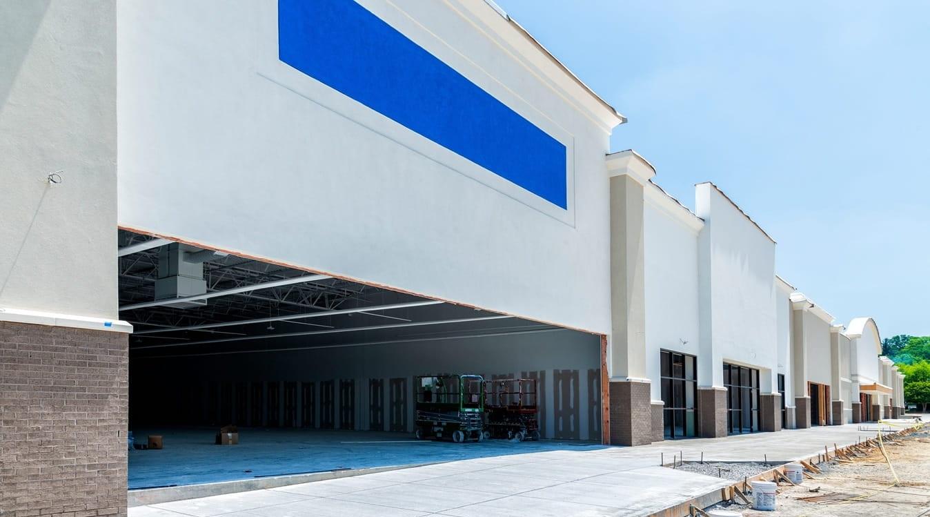 Construction of a new shopping center