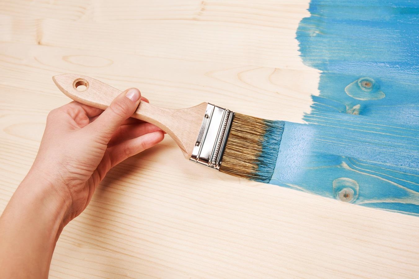 Paint Over the Stained Wood
