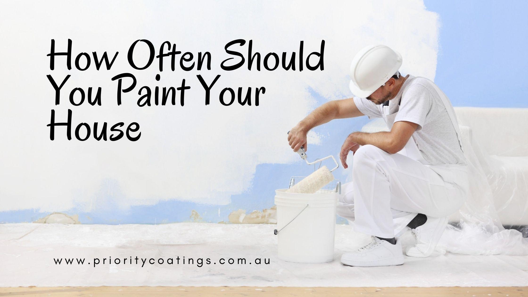 How often should you paint your house blog banner