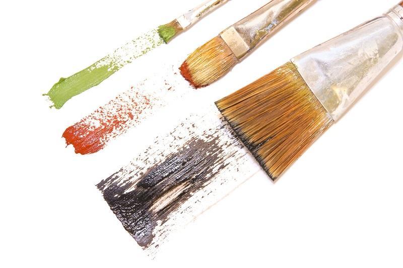 home paint brush and size