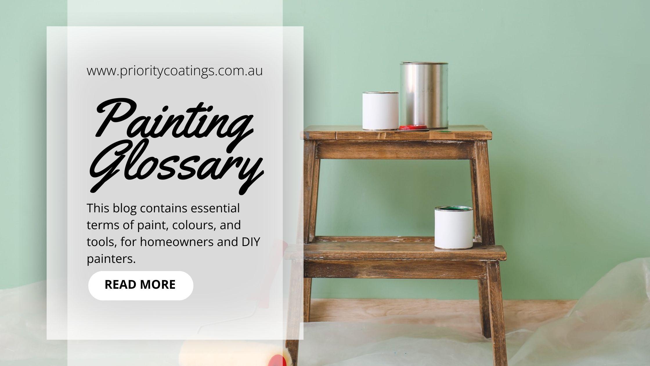 Paint, Colours, And Tools – Glossary You Need