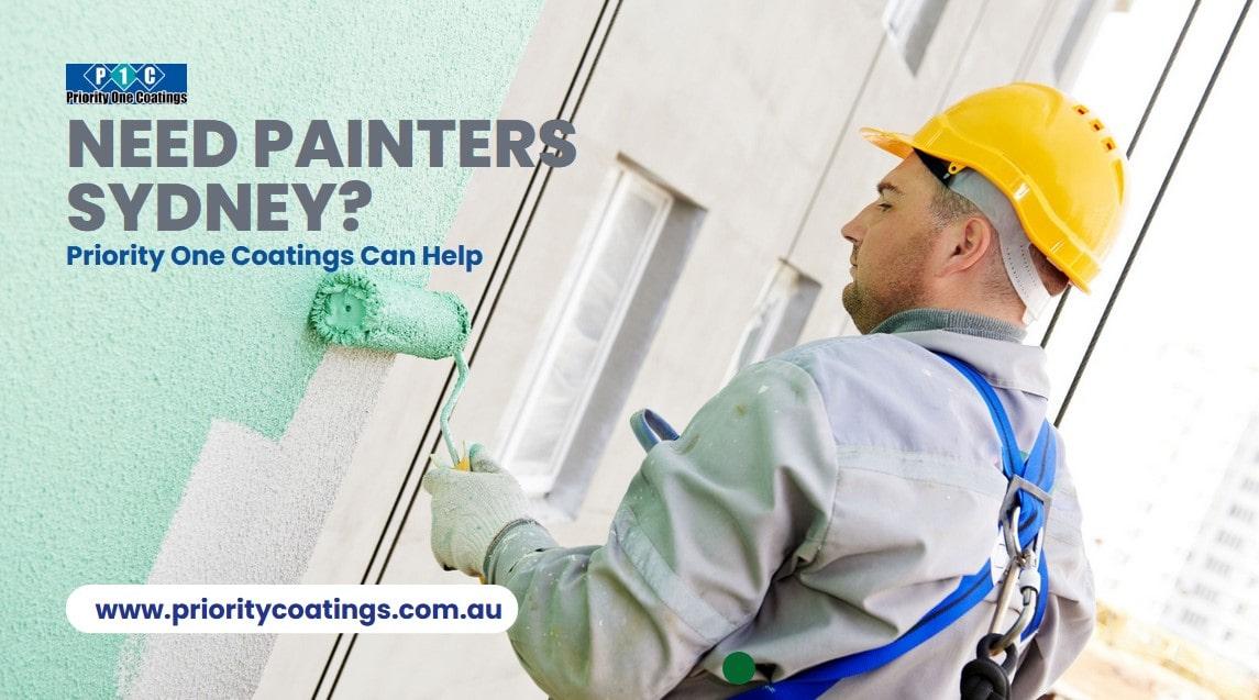 Need Painters in Sydney? Priority One Coatings Can Help