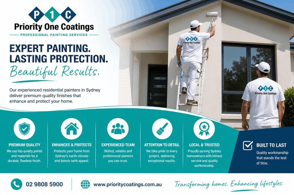 Why homeowners choose professional residential painters in Sydney