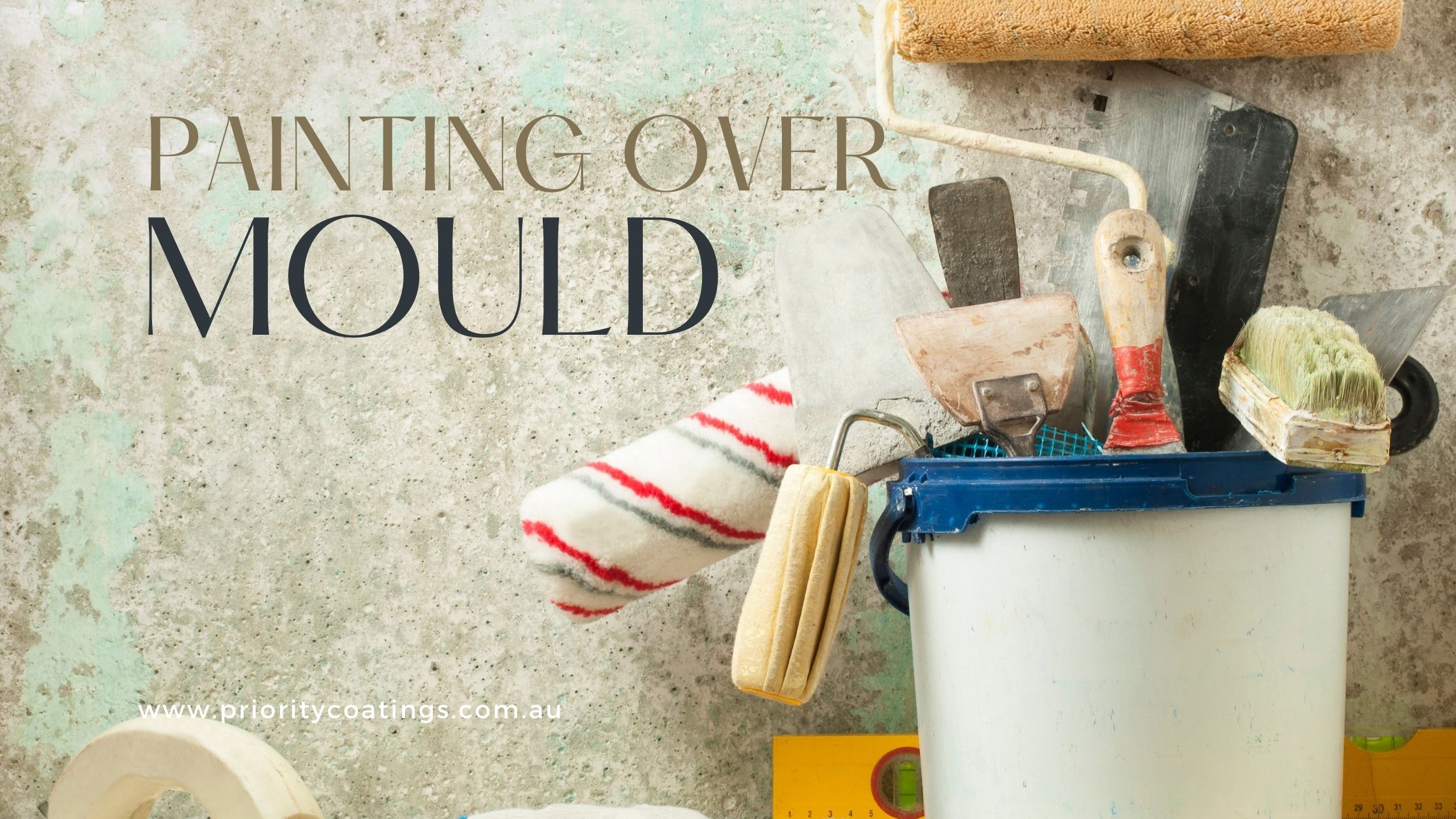 Painting over mould blog banner